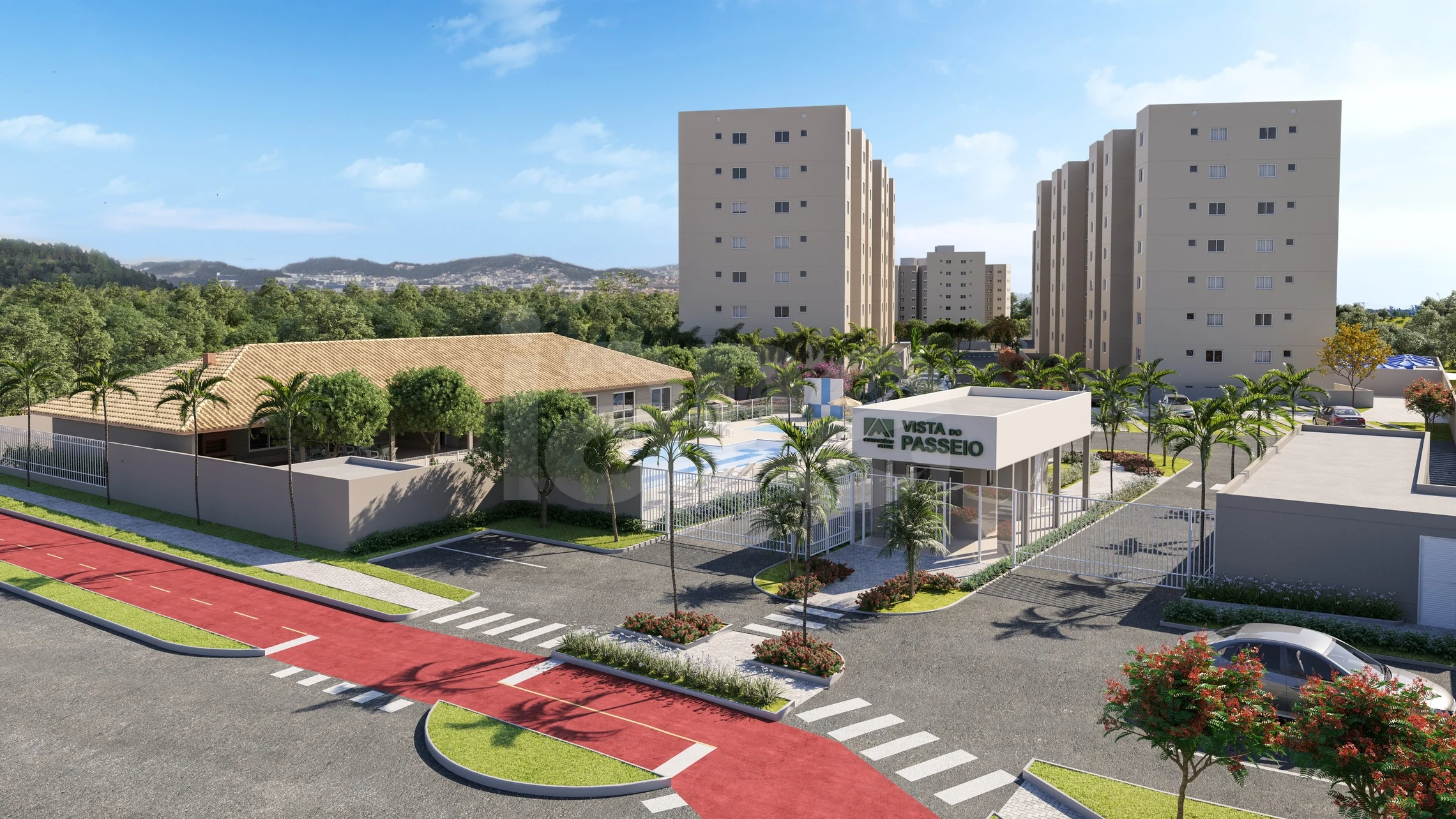 Vista do Passeio - Apartamento com 44,36 m², em Bicanga — foto 1