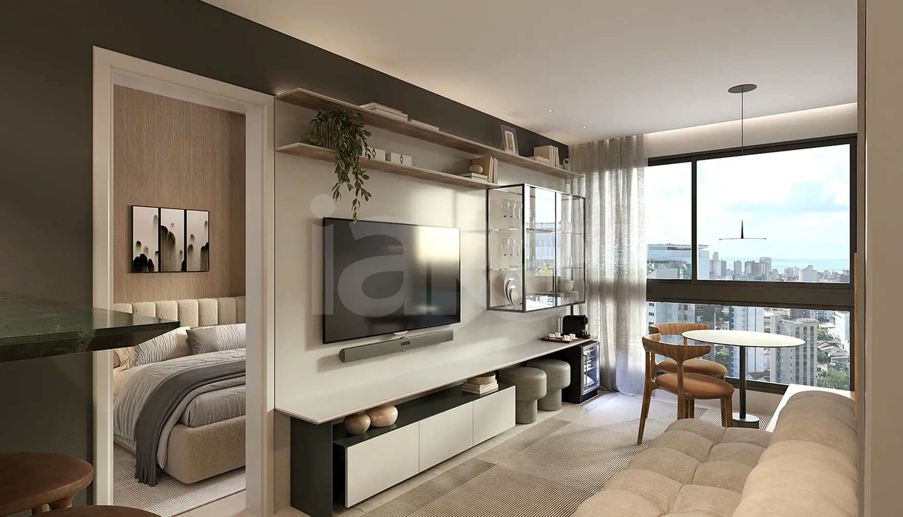 Pulse - Studio com 29,36 m², em Ilha do Leite — foto 2
