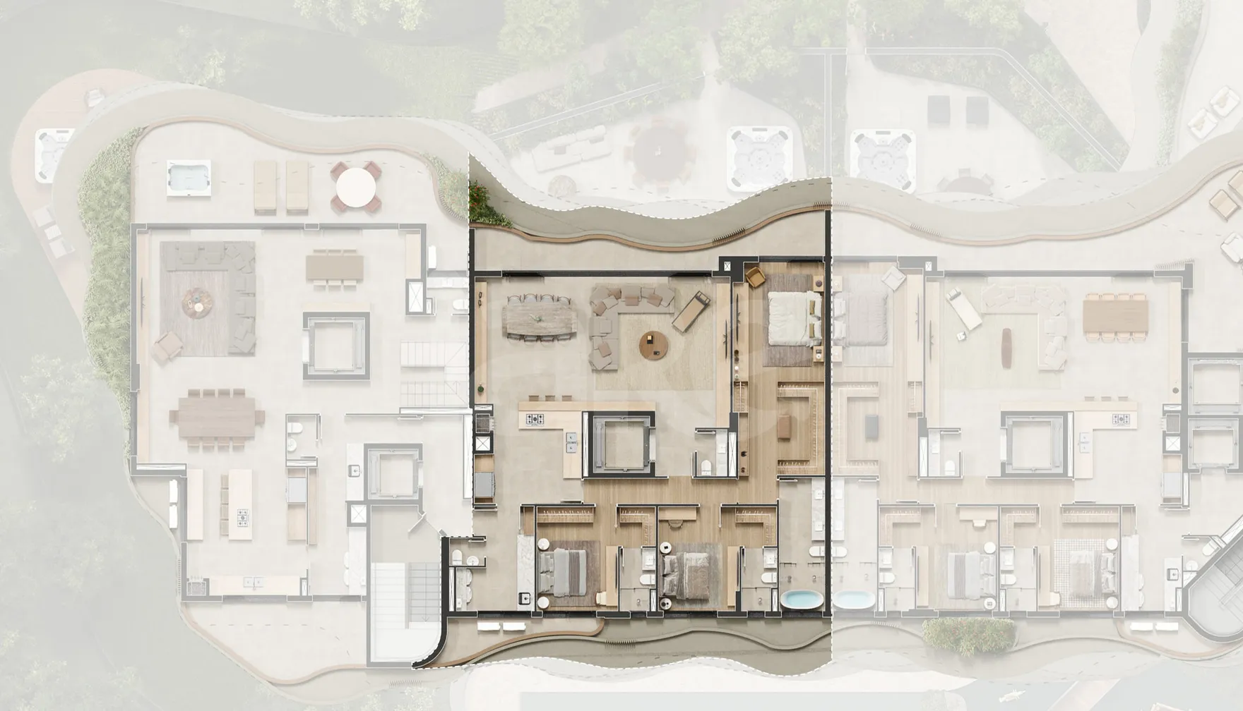 Planta — Cobertura Horizontal 208,78 m²