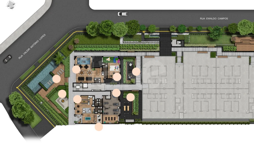 Planta — Pavimento lazer