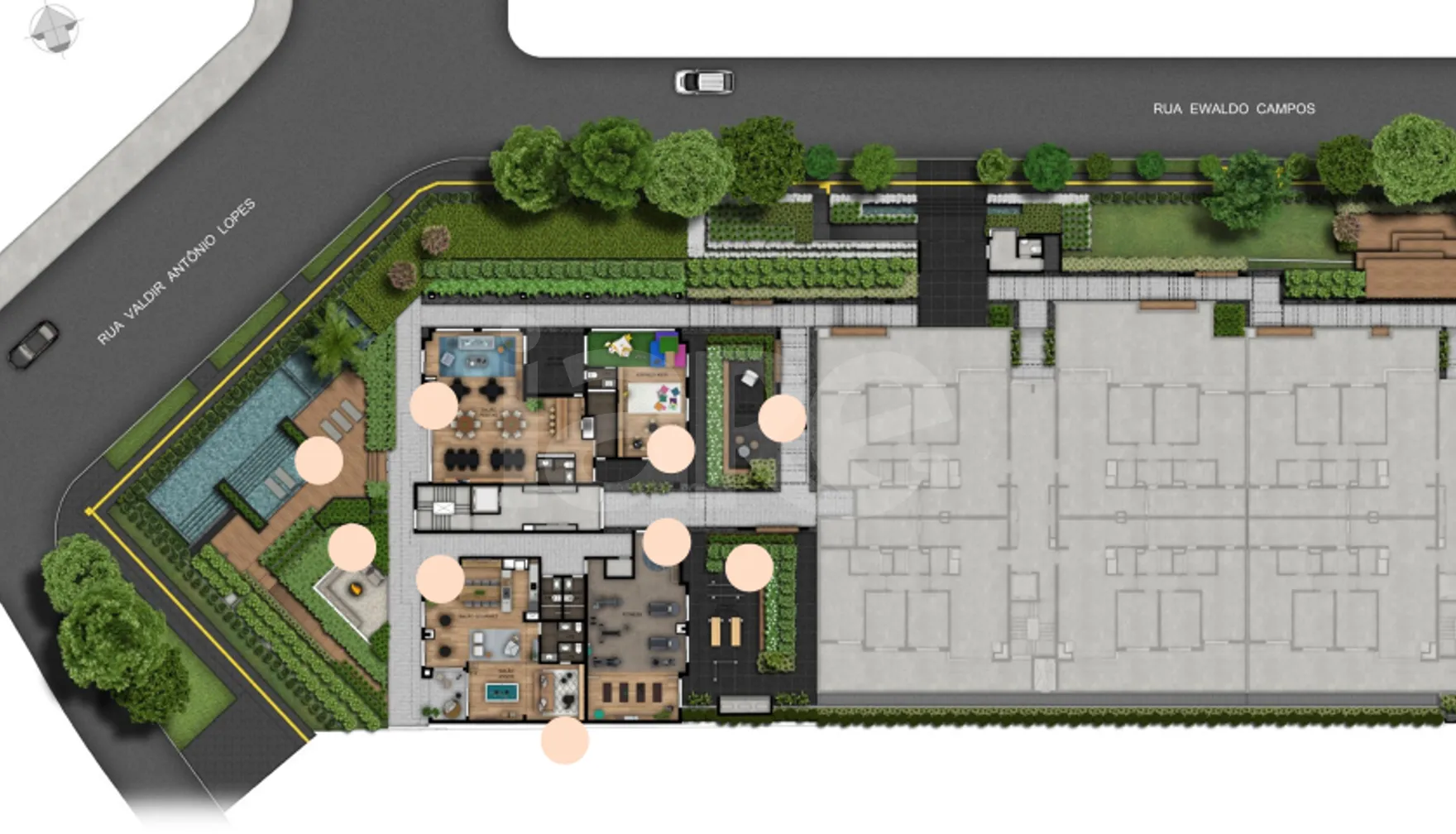 Planta — Pavimento lazer
