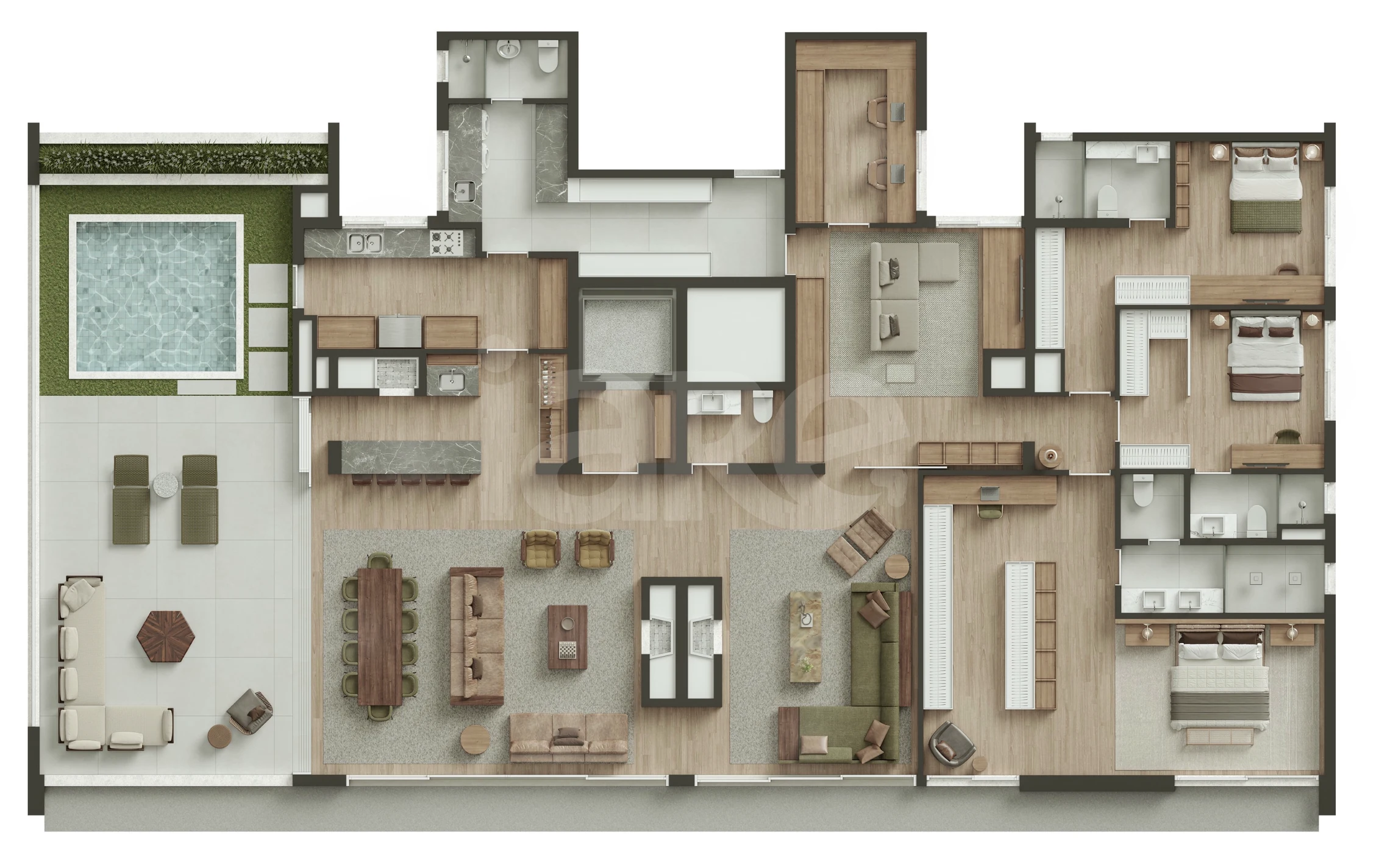 Planta — Cobertura Horizontal 352,2 m²