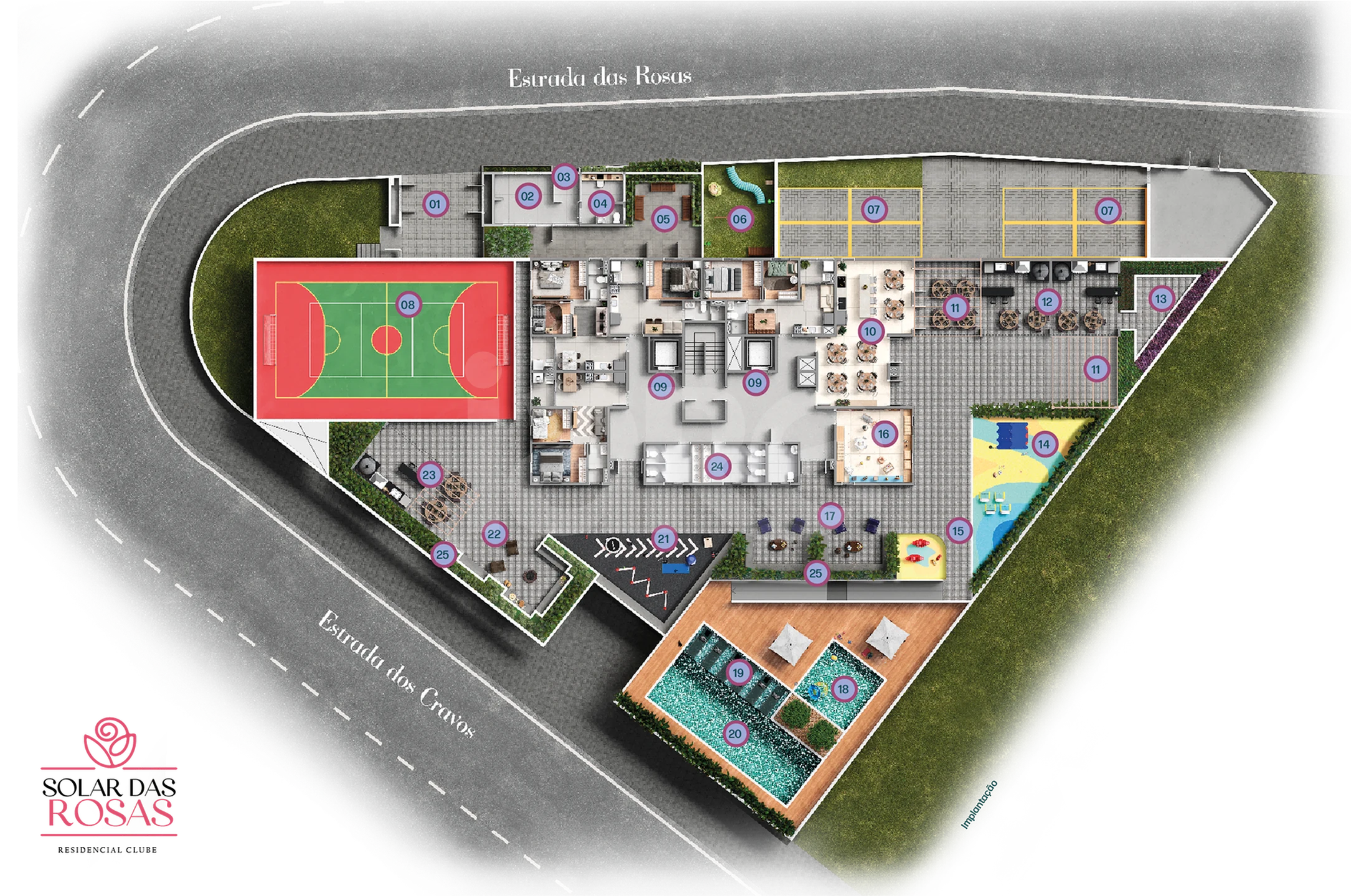 Planta — Pavimento lazer