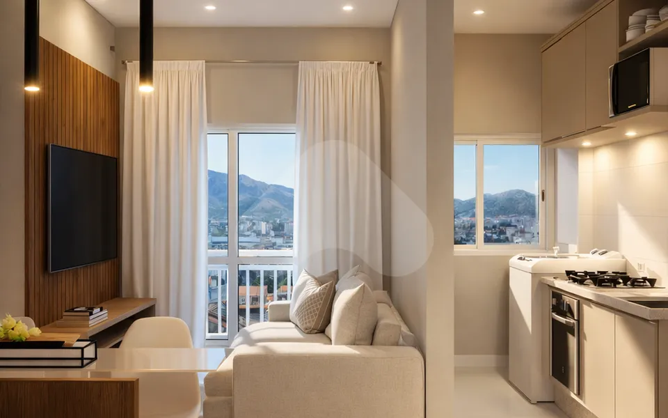 Rio+ Residencial Clube - Apartamento com 43,41 m², em Jacarepaguá — foto 3
