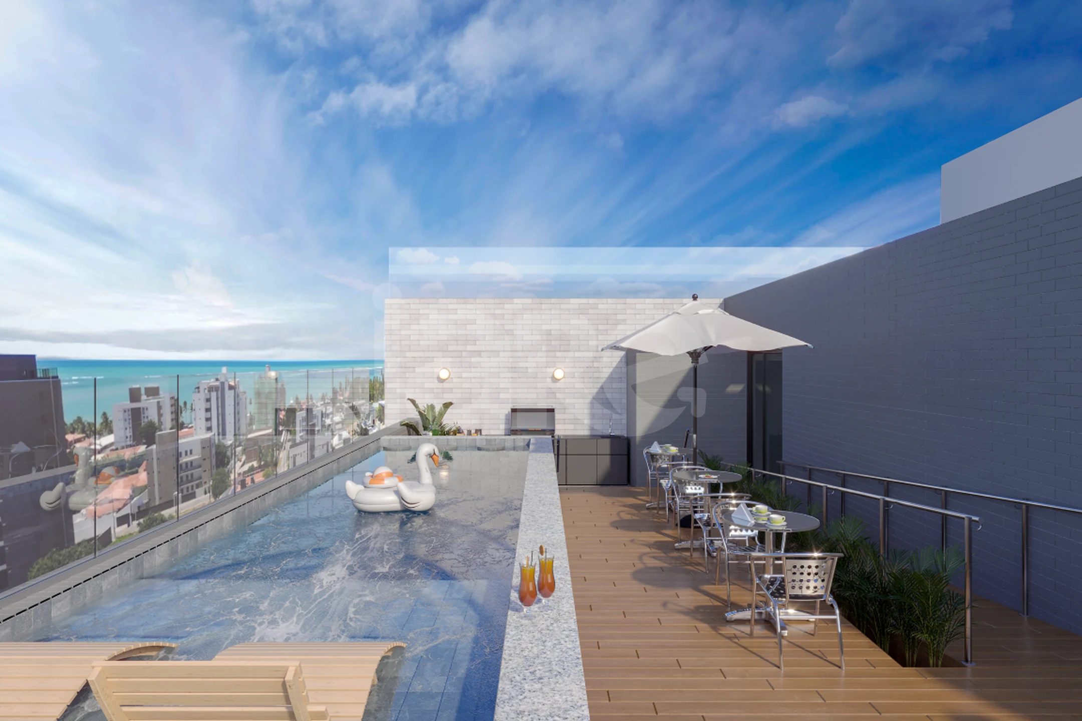 Beach View - Garden com 34,59 m², em Ponta de Campina — foto 16