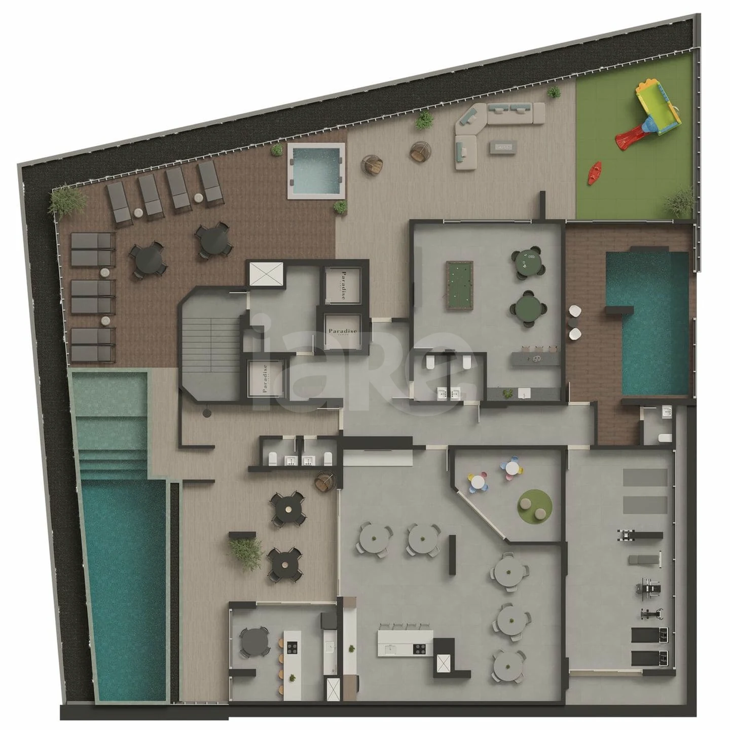 Planta — Pavimento lazer