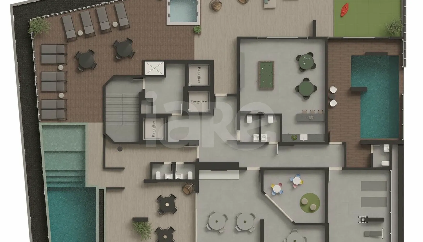 Planta — Pavimento lazer
