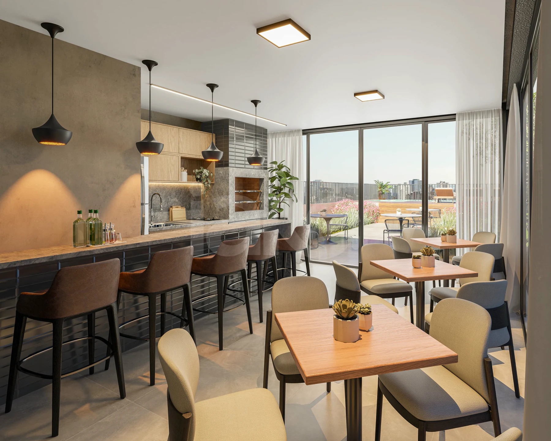 Midtown Home + Gallery - Studio com 22,66 m², em Independência — foto 9