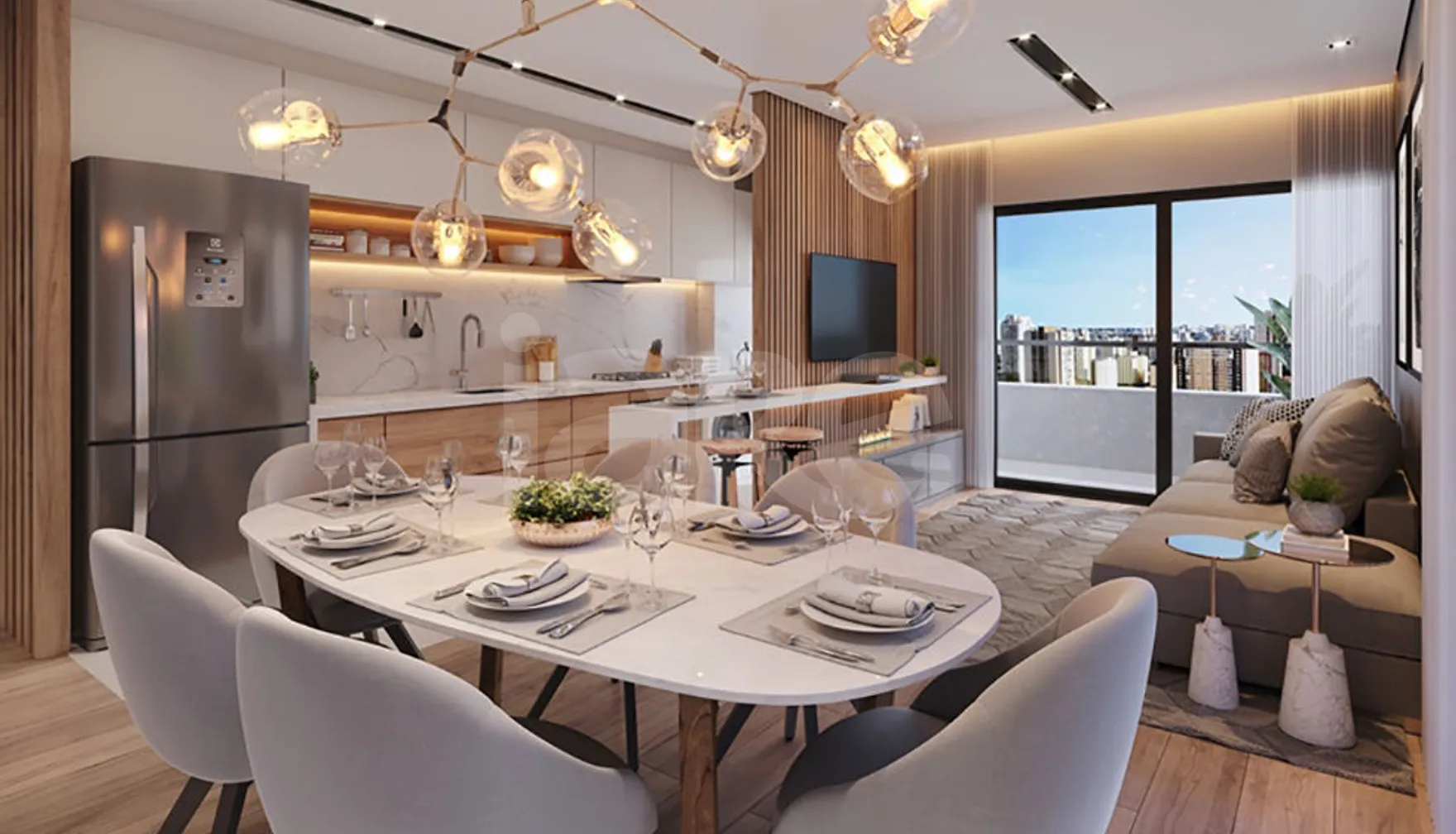 Terrasse Mouvement - Garden com 99,62 m², em Cabral — foto 2