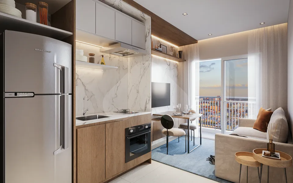 Soul Santana Residencial Conx - Apartamento com 27,57 m², em Santana — foto 7