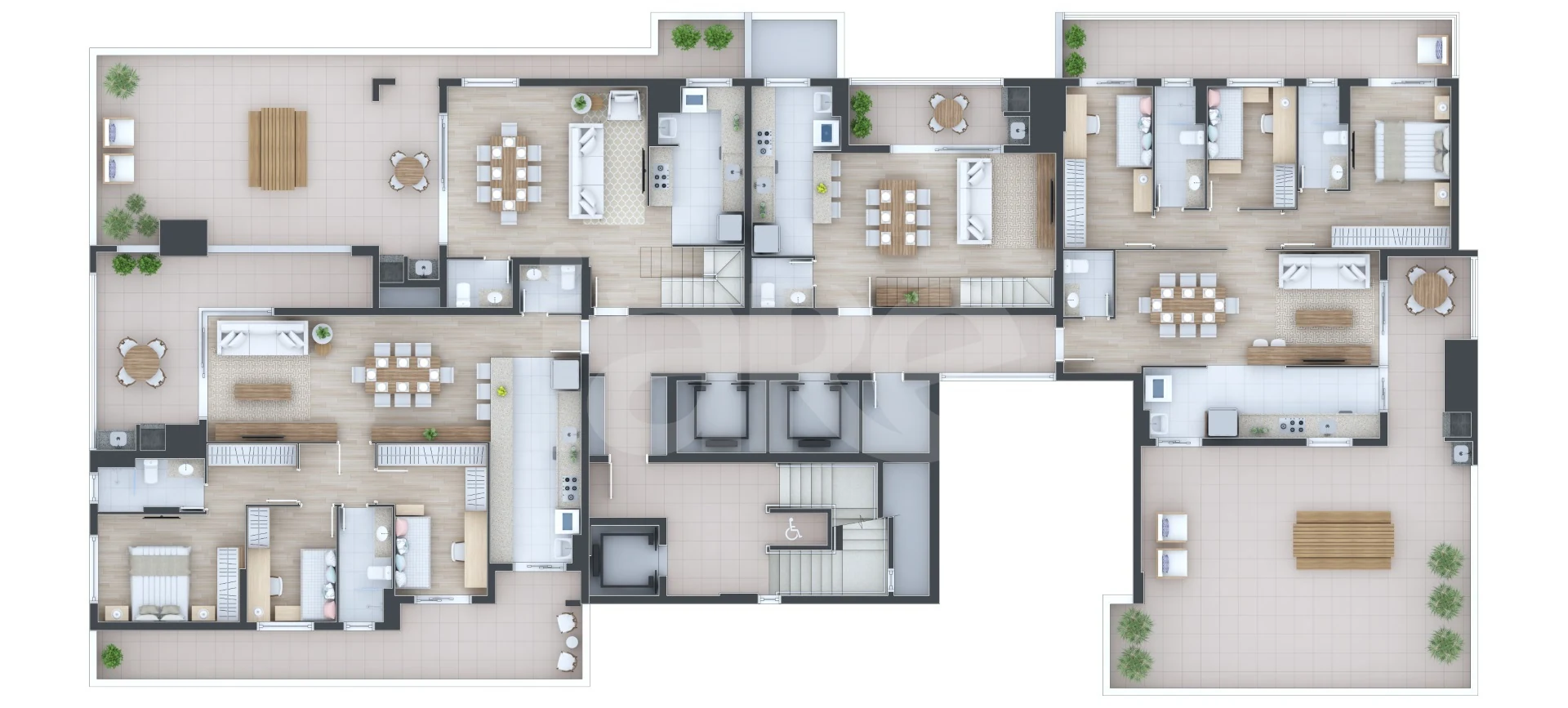 Planta — Pavimento 23