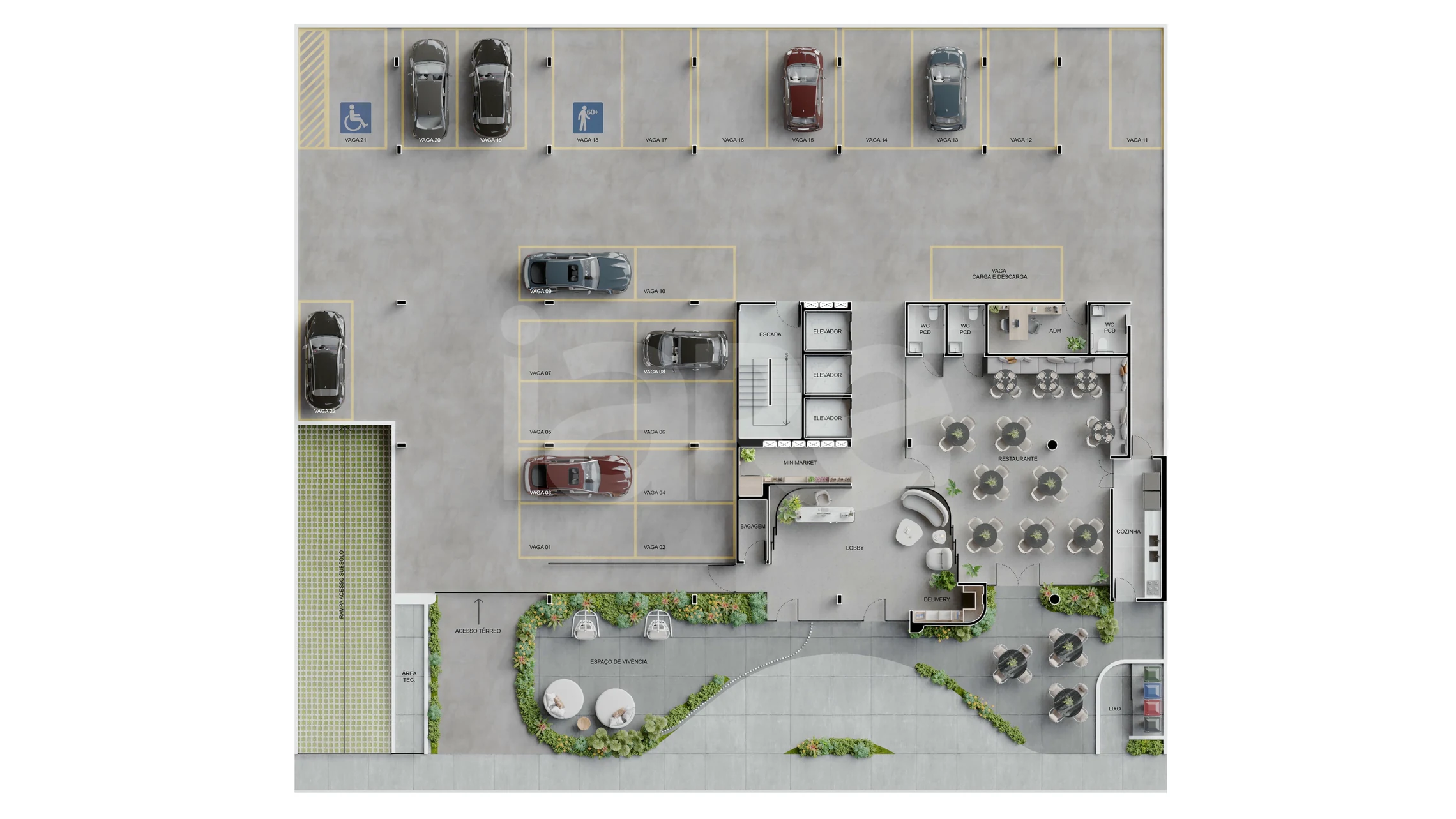 Planta — Pavimento térreo