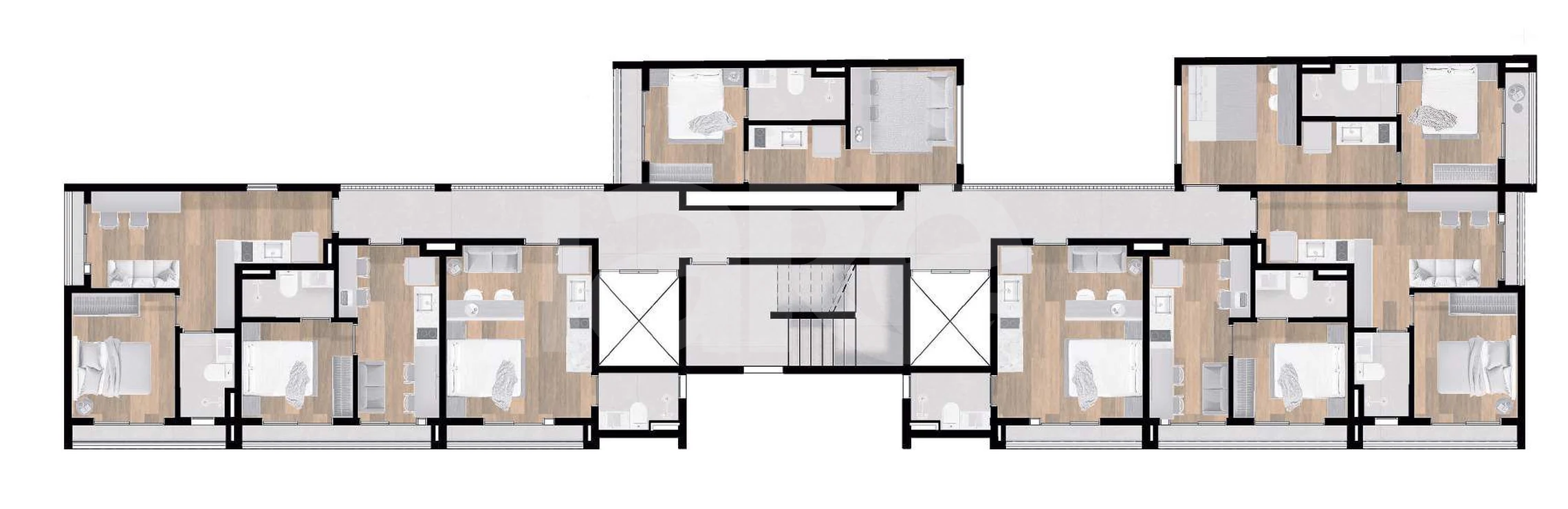 Planta — Pavimento 03 ao 12