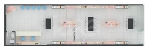 Planta — Loja 153,32 m²