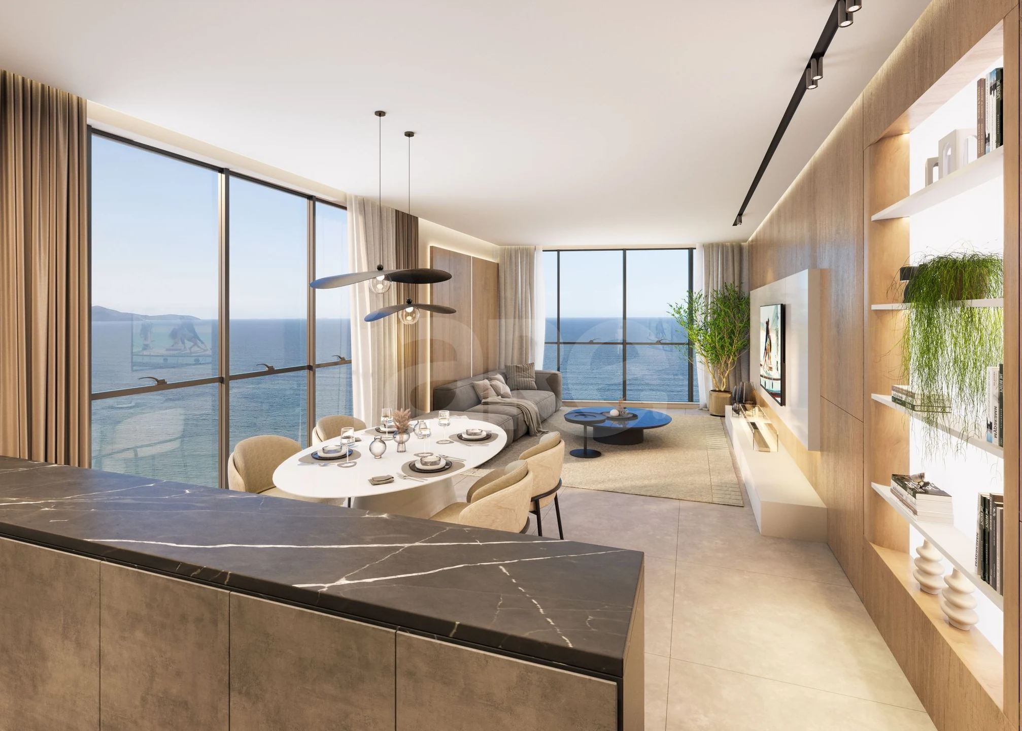 Blue Tower - Apartamento com 115 m², em Perequê — foto 2