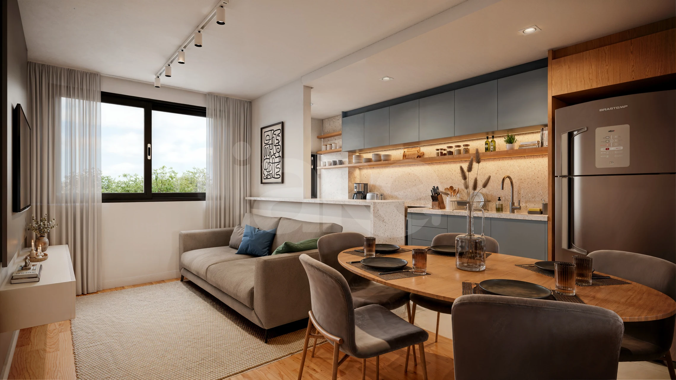 Sublime - Apartamento com 31,82 m², em Cavalhada — foto 2