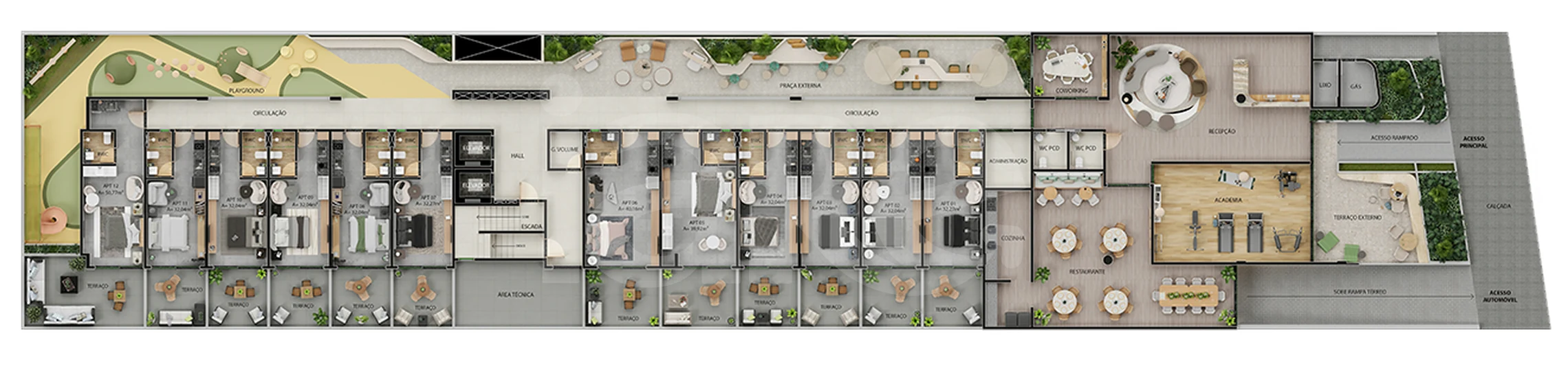 Planta — Pavimento térreo