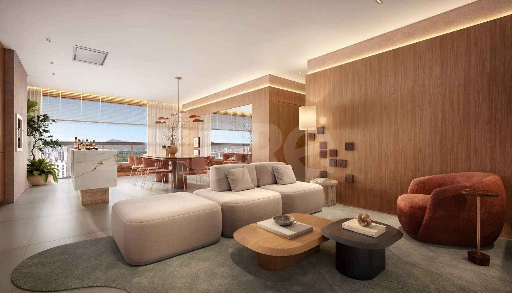Biomas - Apartamento com 125,79 m², em Meia Praia — foto 2