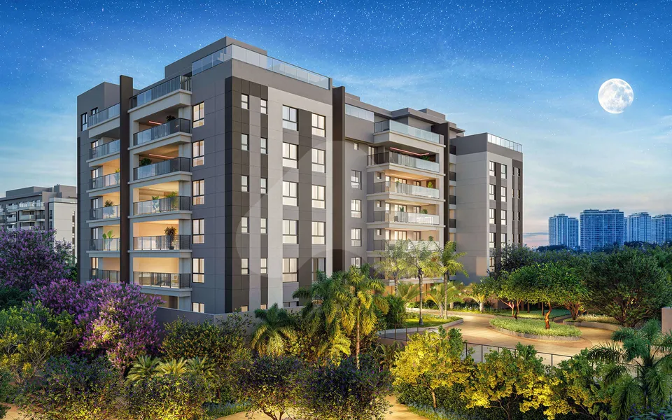 Woods Park Design by Edsa - Apartamento com 100,69 m², em Barra da Tijuca — foto 2