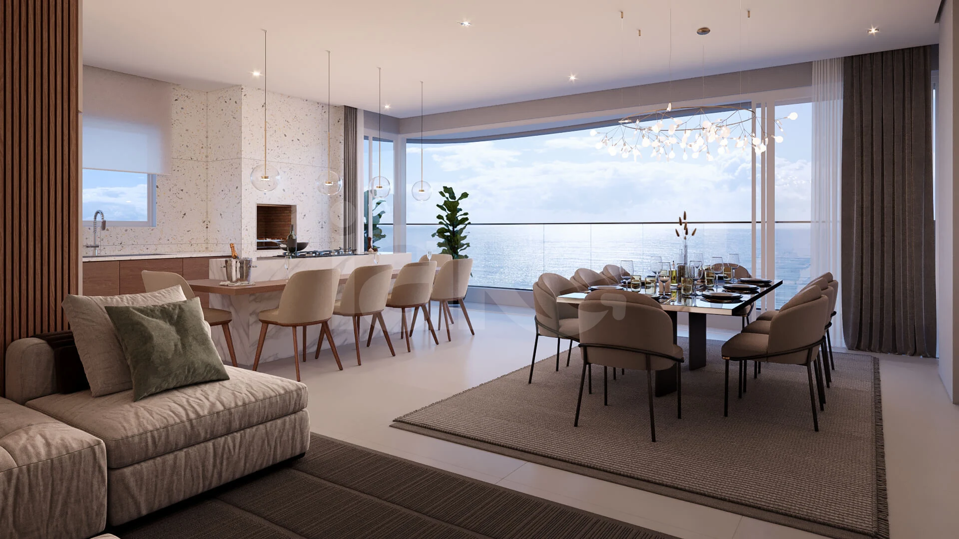 Le Blanc Brava Résidence - Apartamento com 210 m², em Praia Brava de Itajaí — foto 2