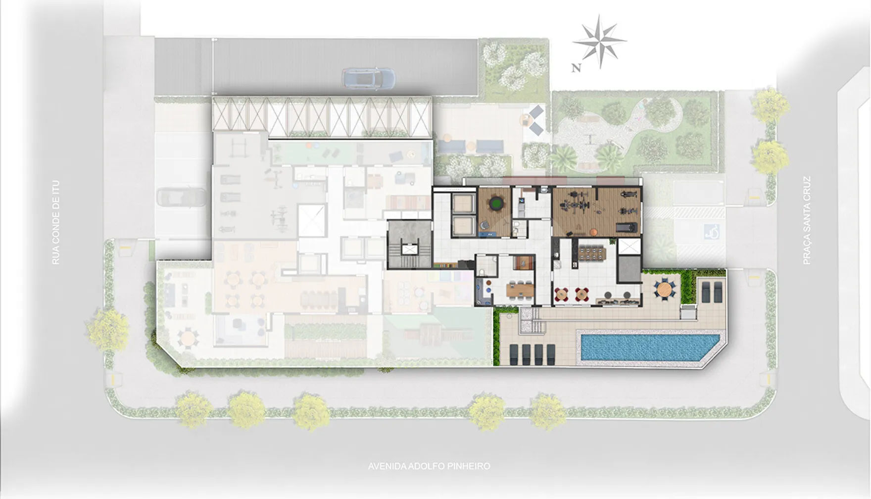 Planta — Pavimento lazer