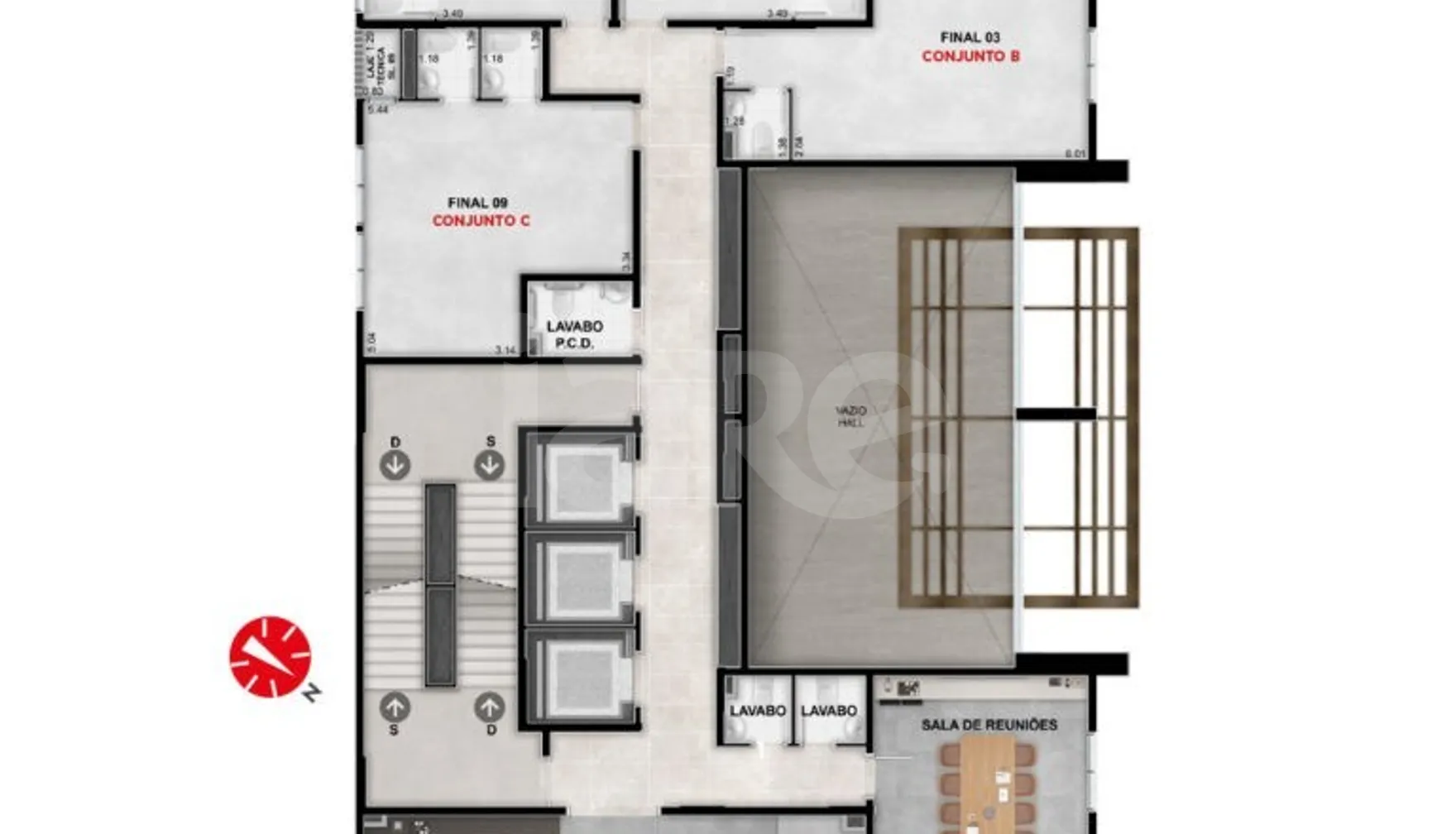 Planta — Pavimento 1