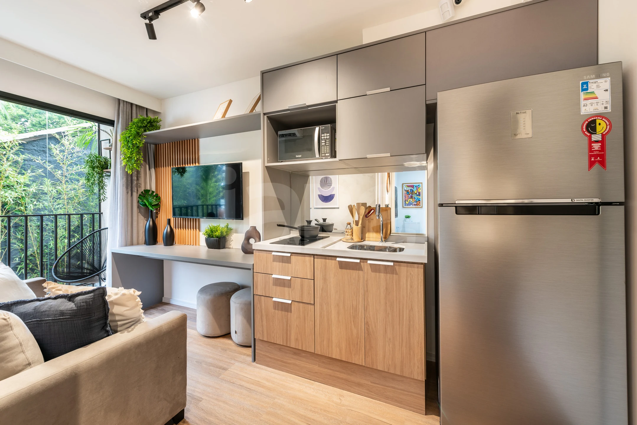 Bracon Faria Lima - Apartamento com 24,37 m², em Pinheiros — foto 3
