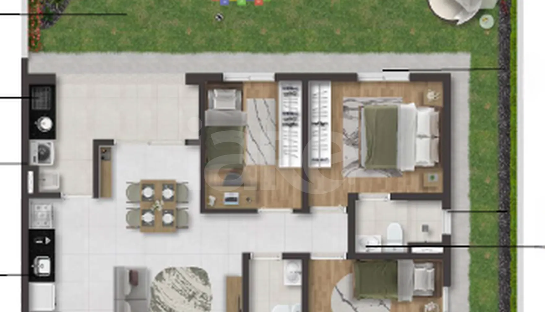 Planta — Garden 115,1 m²