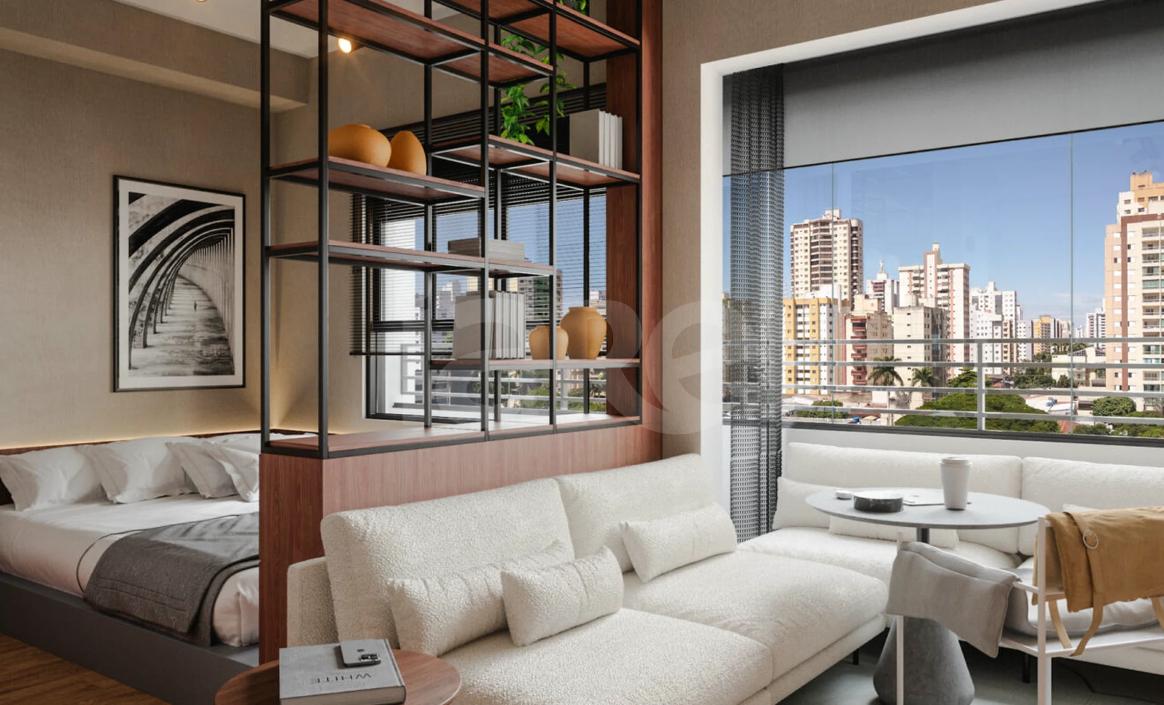 Planta — Studio 28,23 m²
