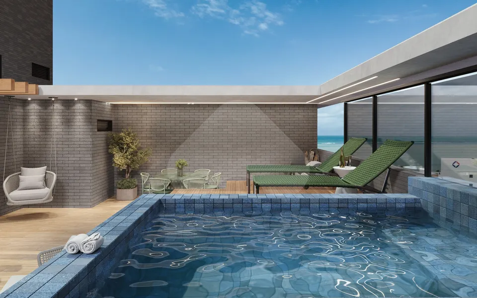 Porto Verano - Apartamento com 61,41 m², em Poço — foto 8