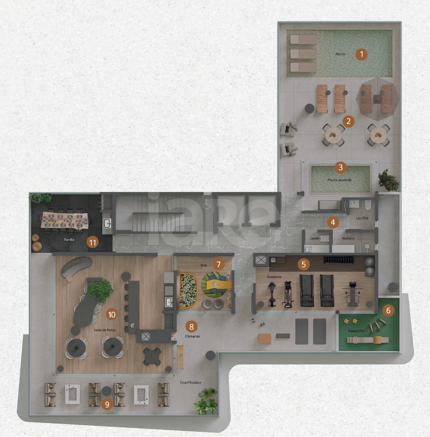 Planta — Pavimento rooftop