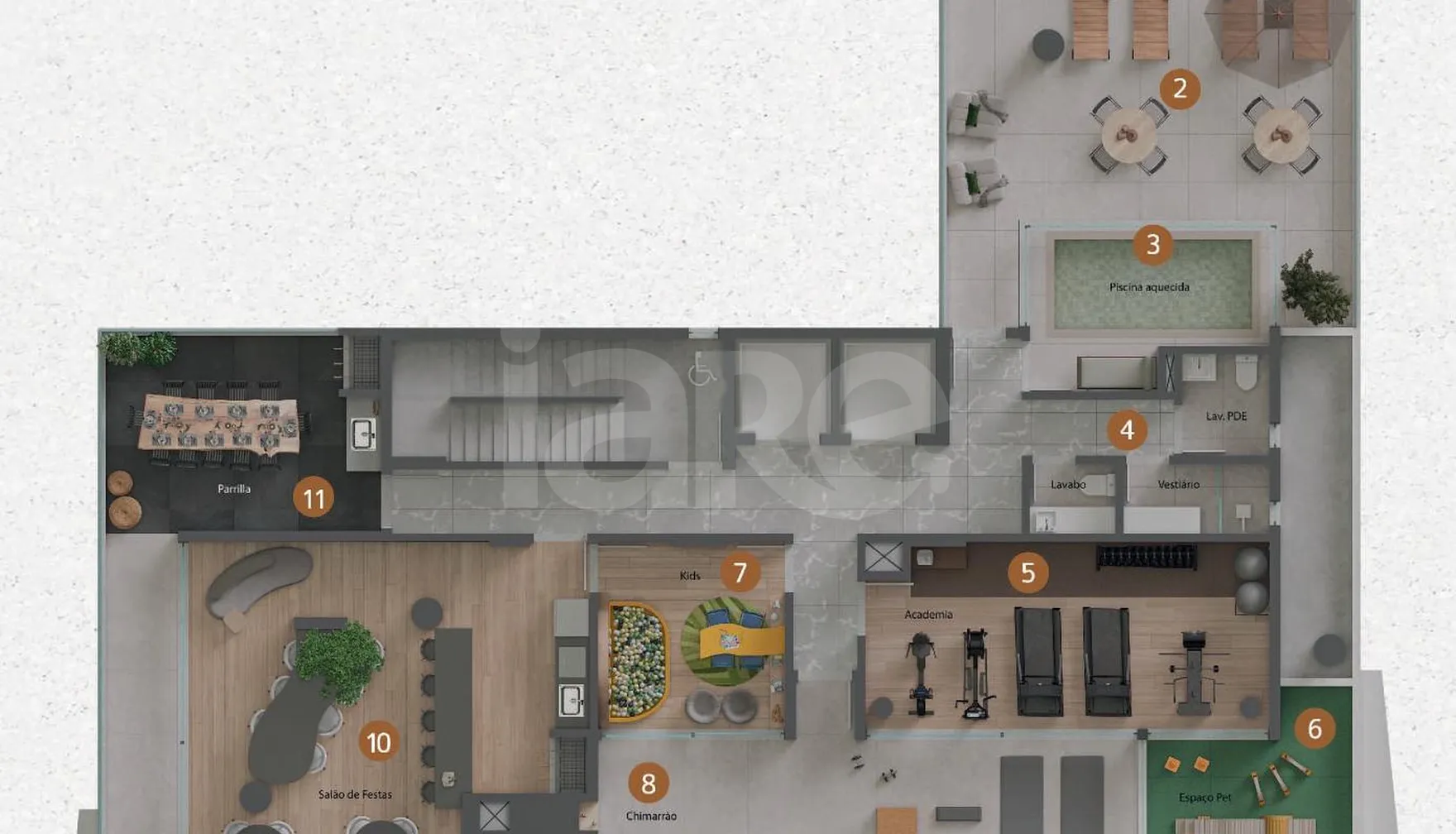 Planta — Pavimento rooftop