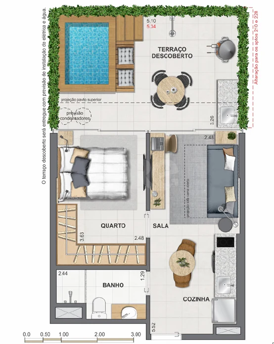 Planta — Garden 47,23 m²