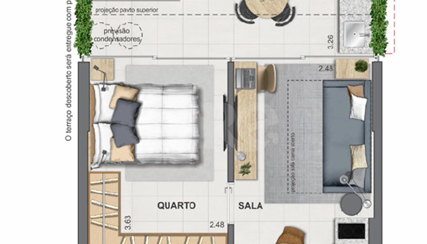 Planta — Garden 47,23 m²