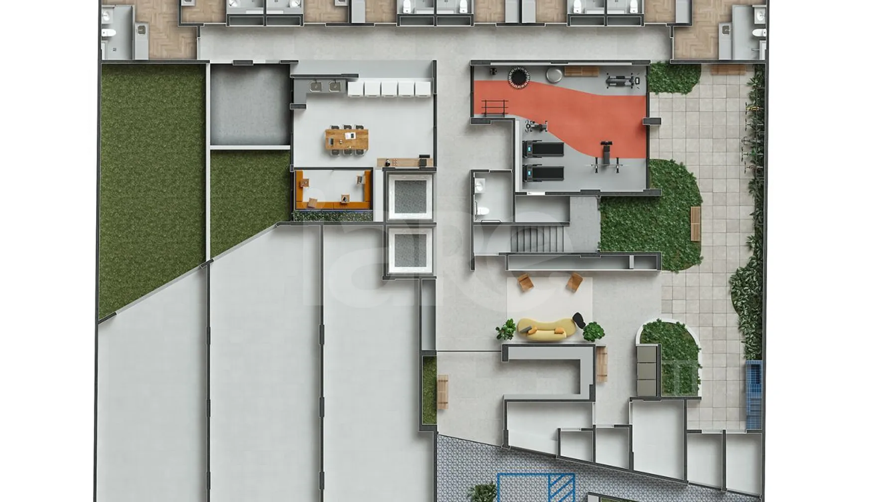 Planta — Pavimento térreo 2
