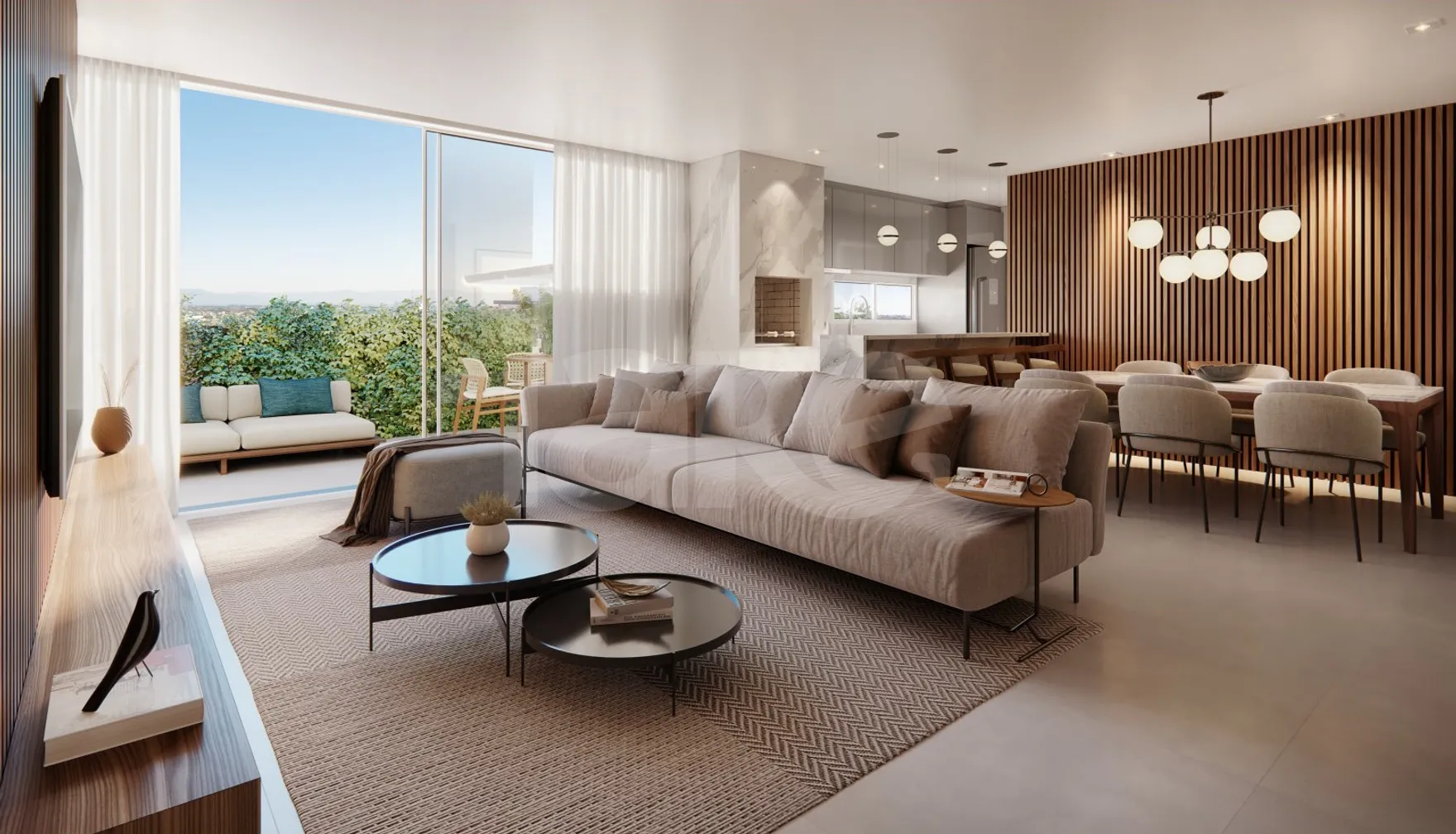 Felicitá Residence - Garden com 153,6 m², em Zona Nova — foto 2