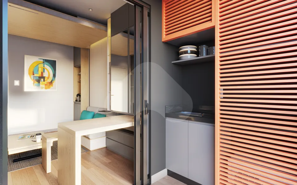 Théros Residencial - Studio com 19,4 m², em Alto da XV — foto 32