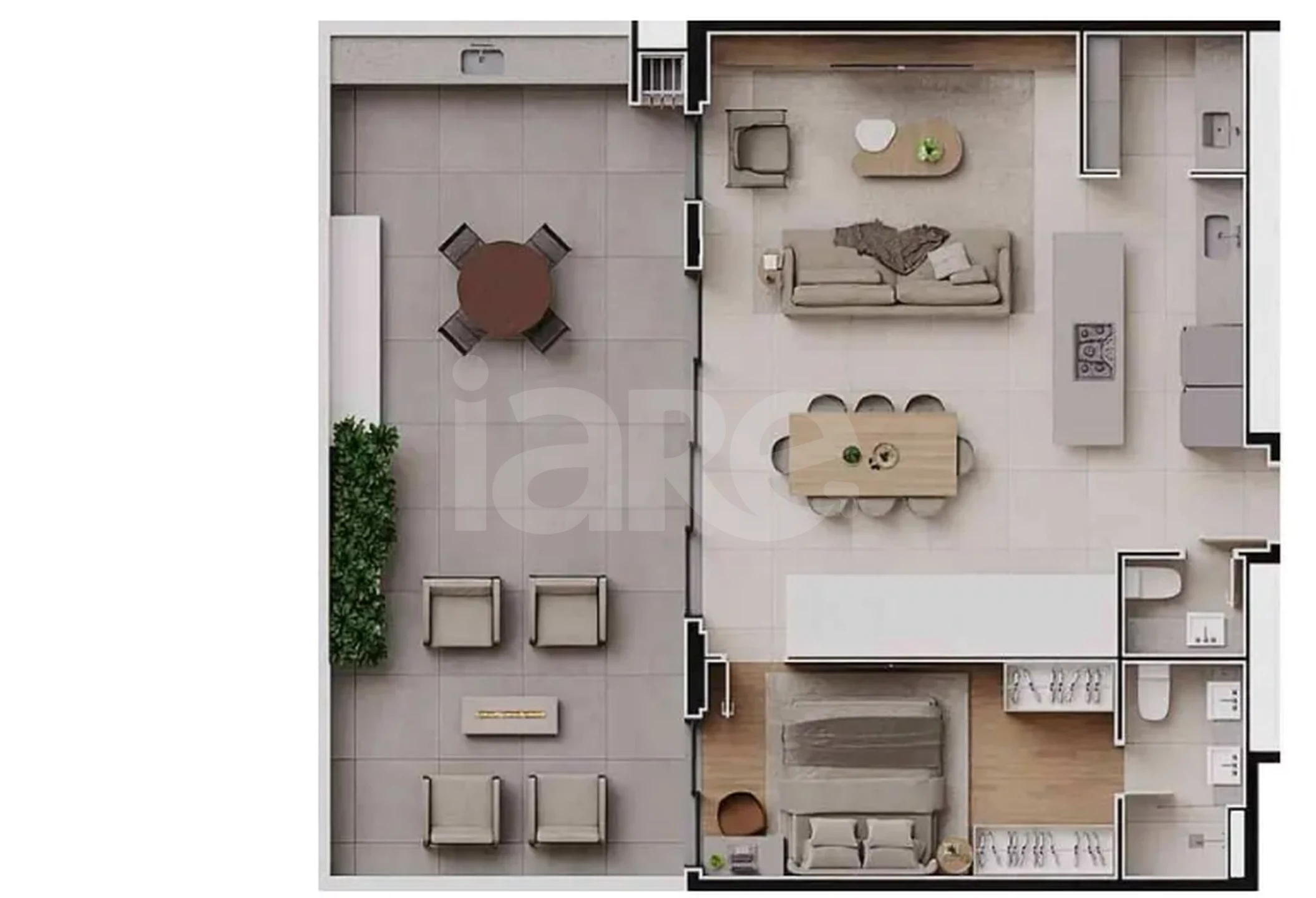 Planta — Garden 144,47 m²