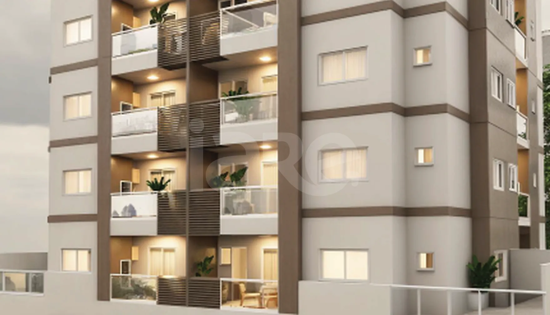 Monterrey Residence - Apartamento com 61,8 m², em Nações — foto 1