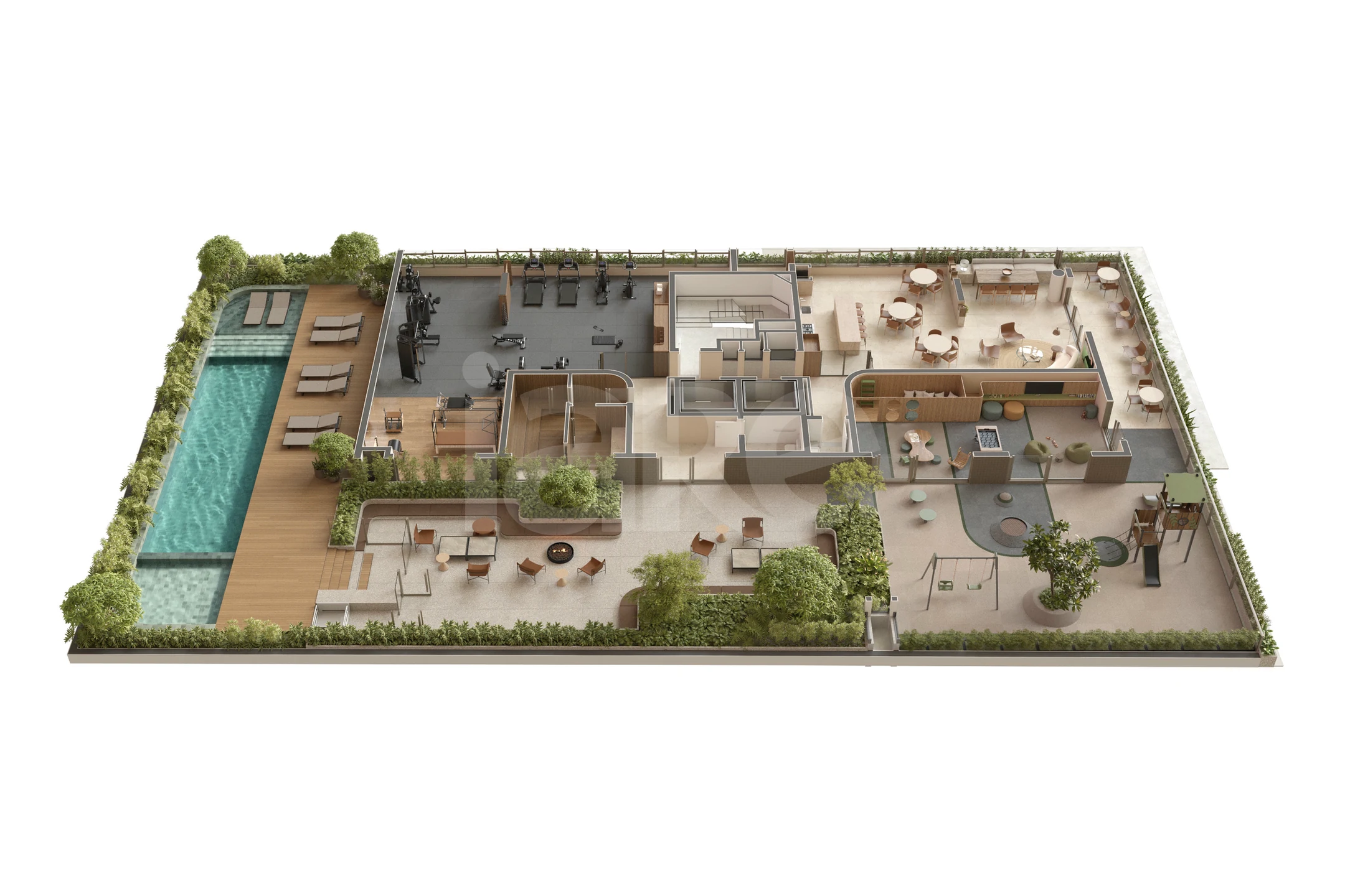Planta — Terceiro Pavimento - Infraestrutura