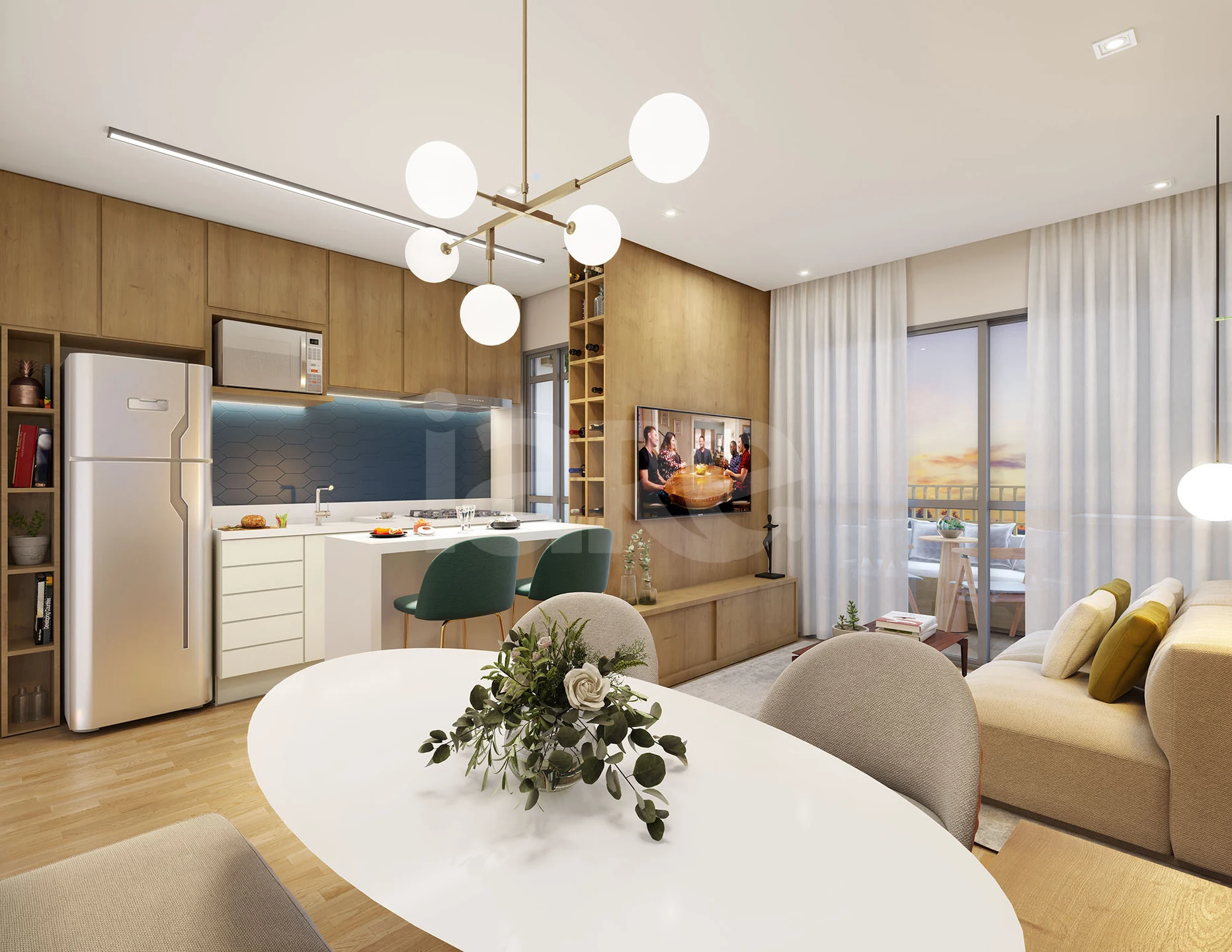 ROC Panamby - Apartamento com 66 m², em Vila Andrade — foto 3
