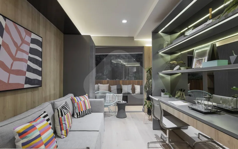 Downtown Nova República - Apartamento com 43,33 m², em Centro — foto 4