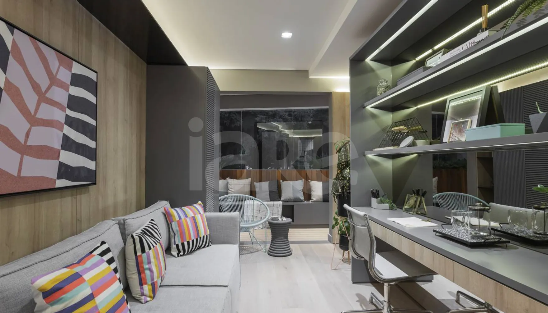 Downtown Nova República - Apartamento com 43,33 m², em Centro — foto 4