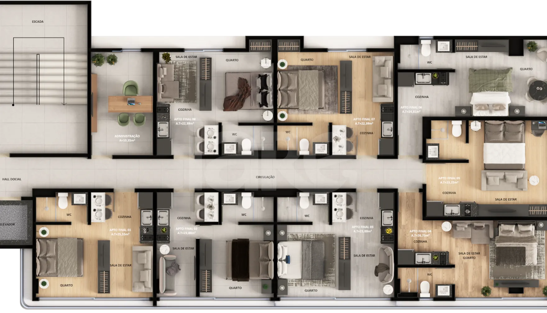 Planta — Pavimento 1