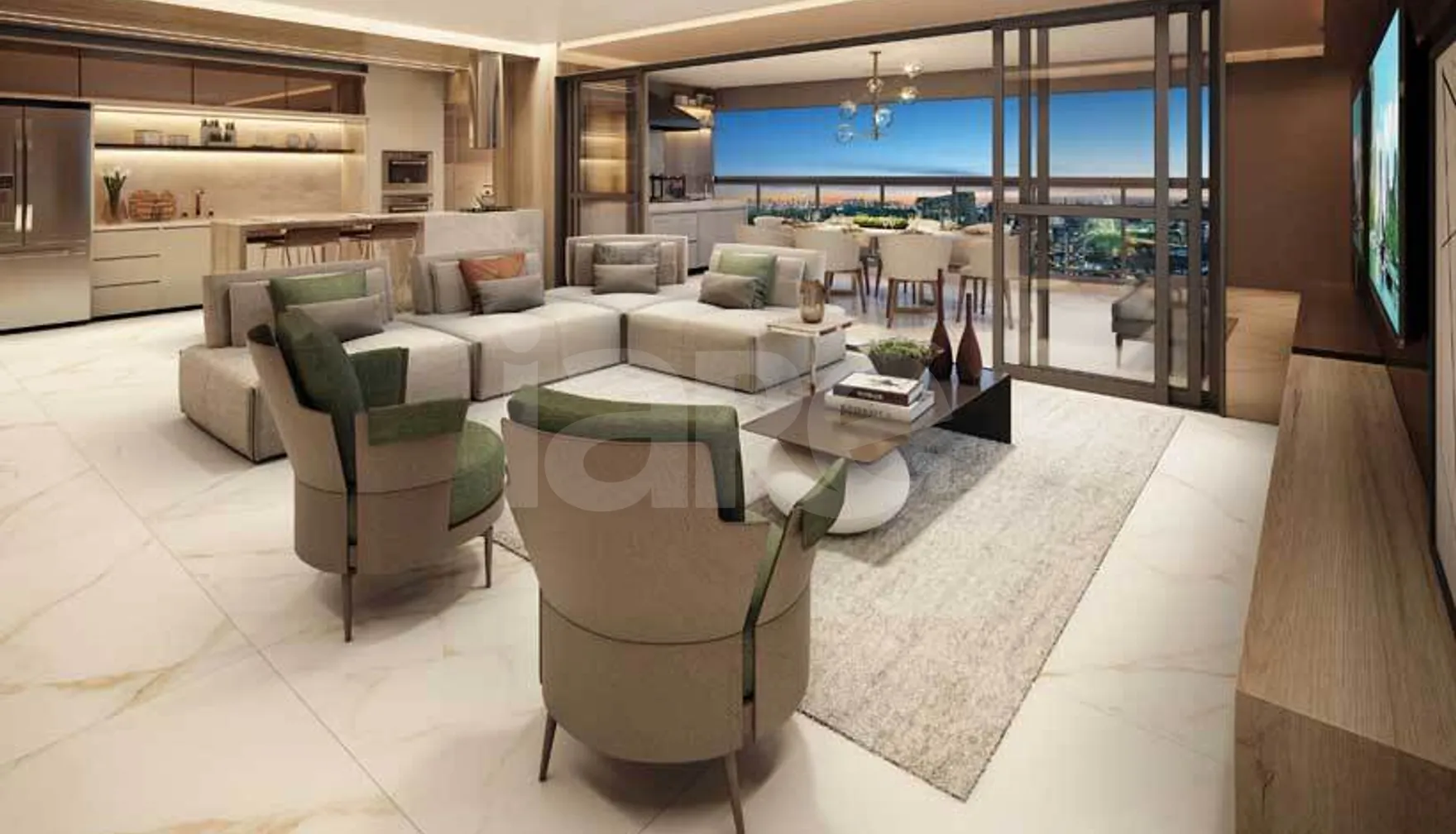 Arkadio EZ by Ott - Apartamento com 157 m², em Jardim das Acácias — foto 3