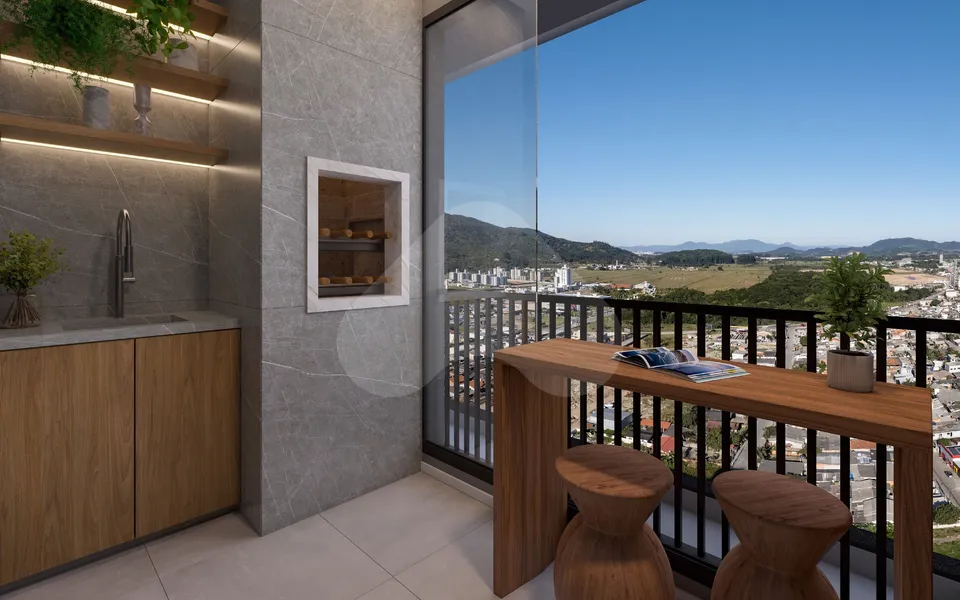 Square - Apartamento com 82,25 m², em Perequê — foto 5