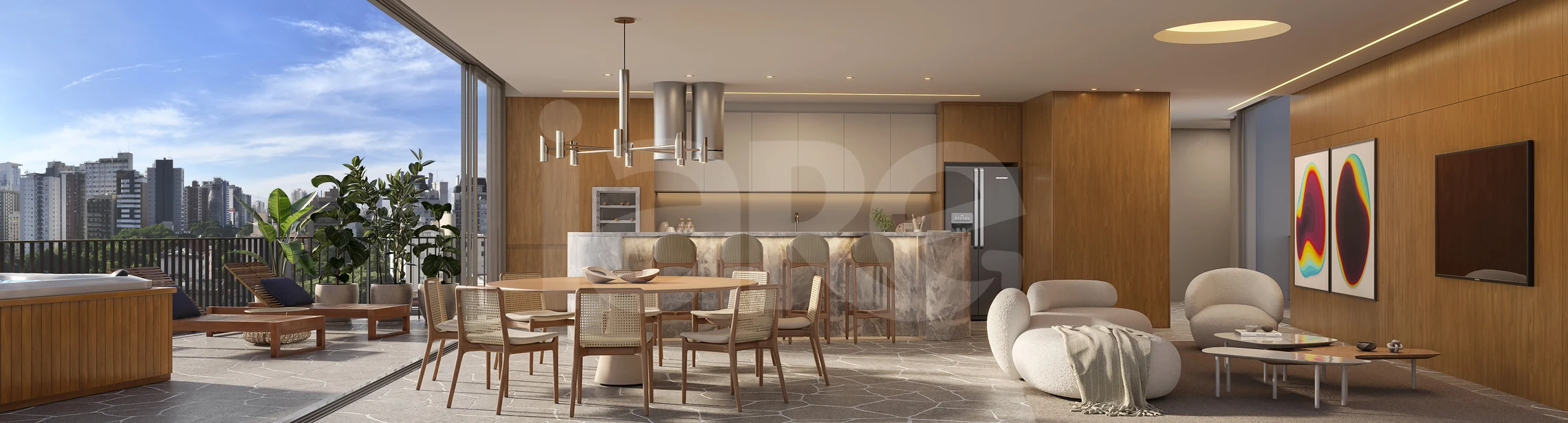 Mova WF - Cobertura com 215,3 m², em Batel — foto 2