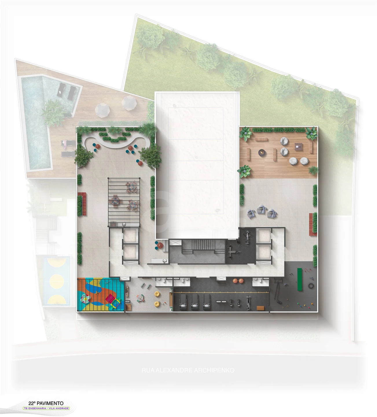 Planta — Pavimento 22