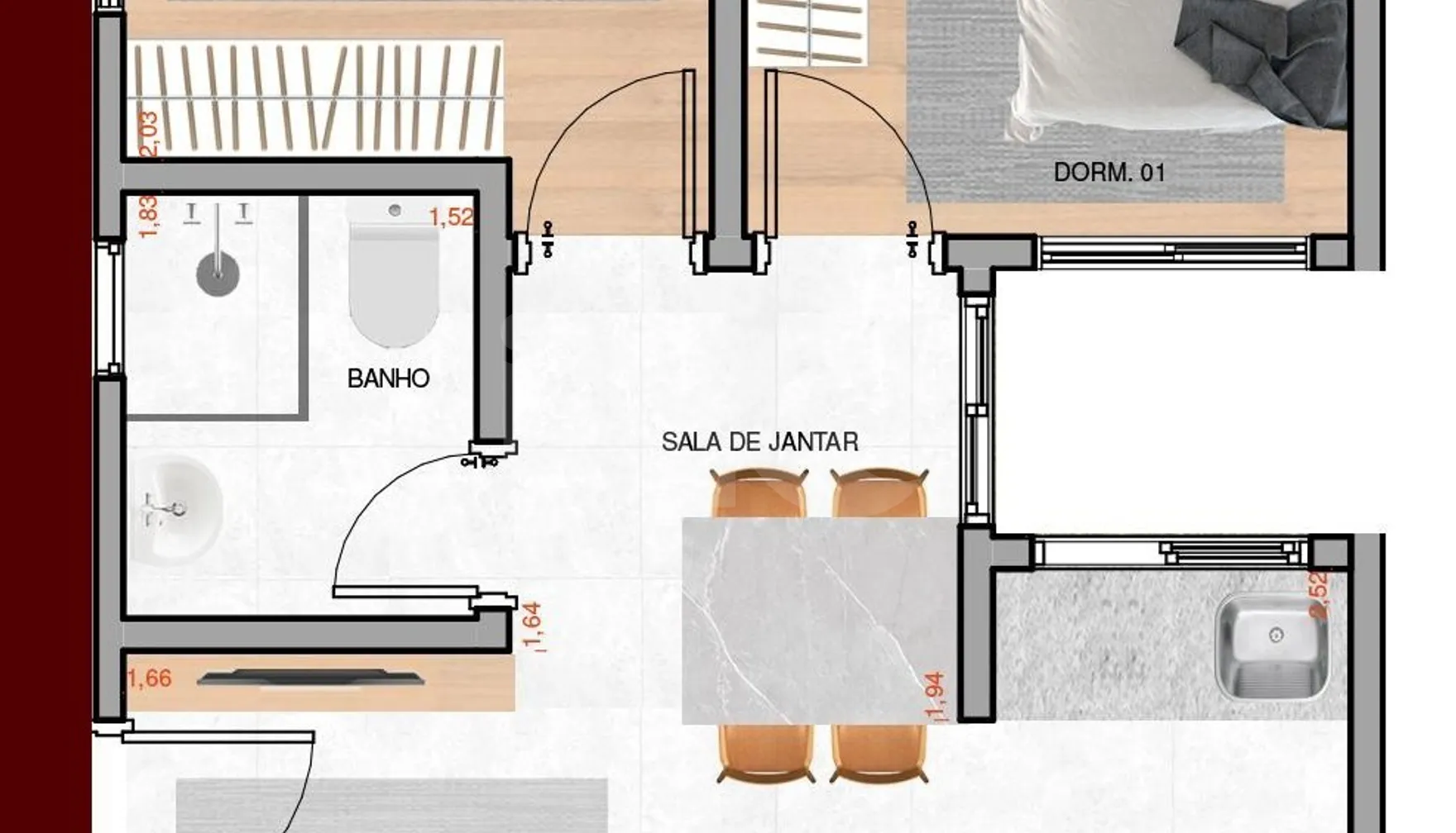 Planta — Garden 40 m²