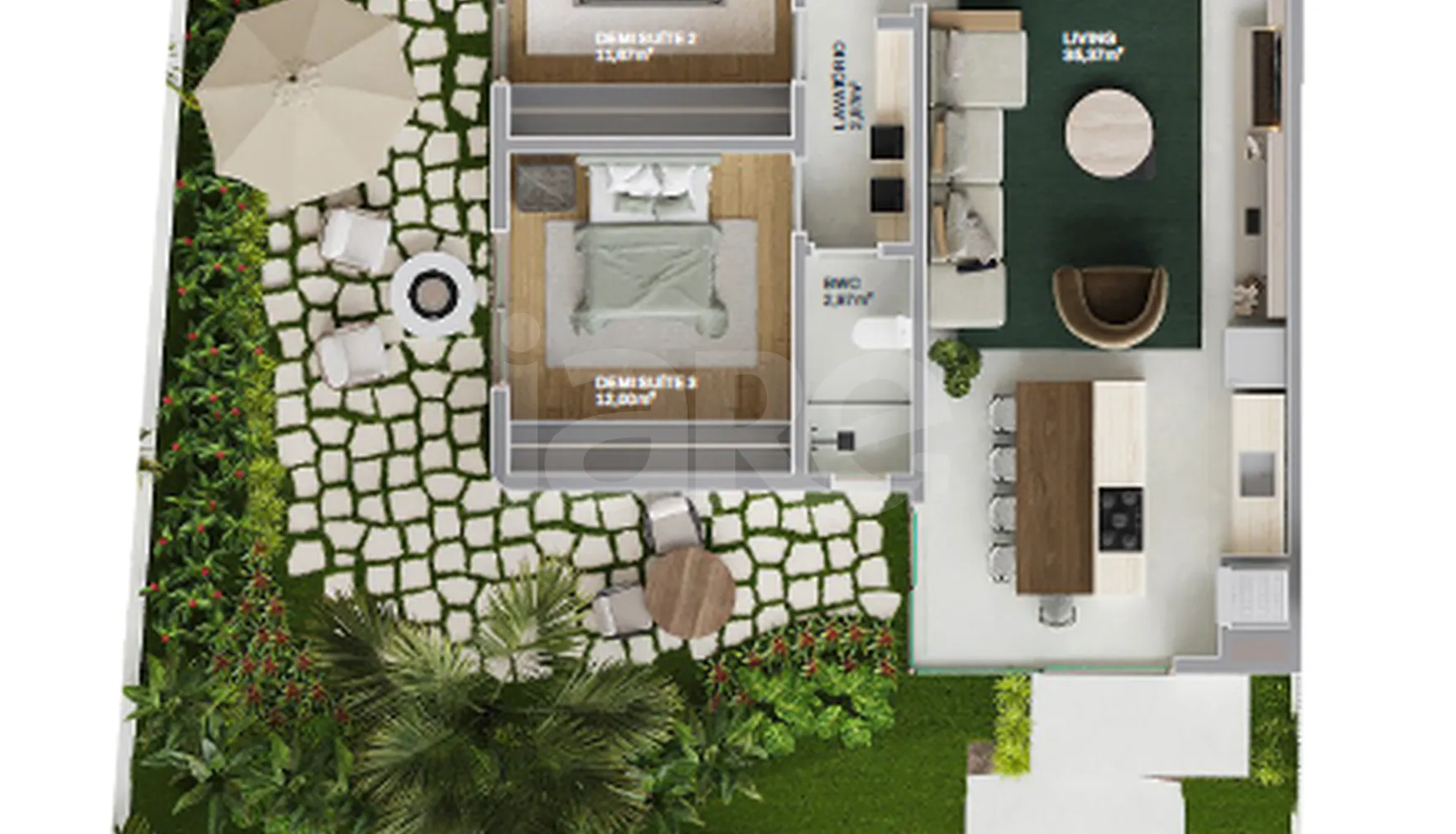 Planta — Garden 243,52 m²